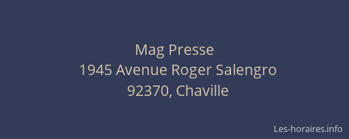 Mag Presse