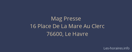 Mag Presse