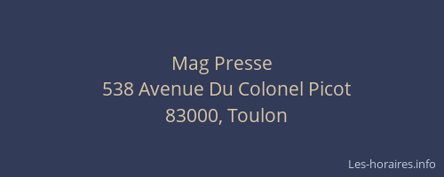 Mag Presse