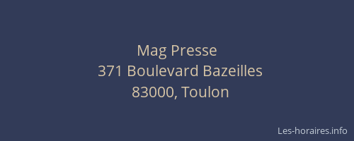 Mag Presse