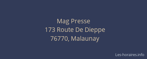 Mag Presse