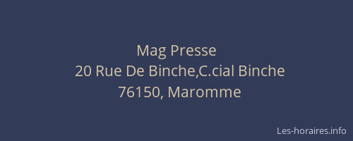 Mag Presse