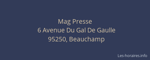 Mag Presse