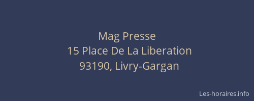 Mag Presse