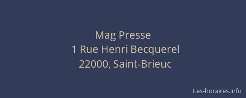 Mag Presse