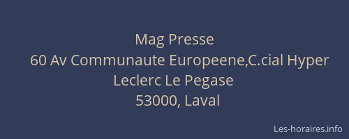 Mag Presse