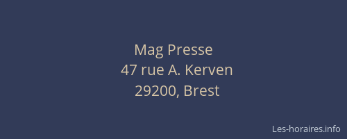 Mag Presse
