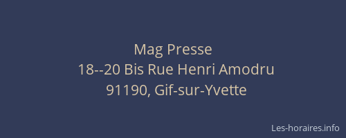 Mag Presse
