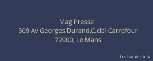 Mag Presse