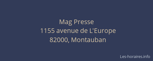 Mag Presse