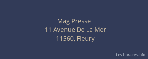 Mag Presse