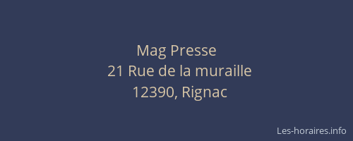 Mag Presse