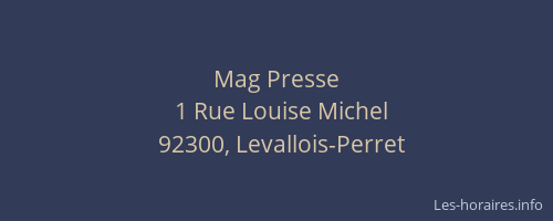 Mag Presse