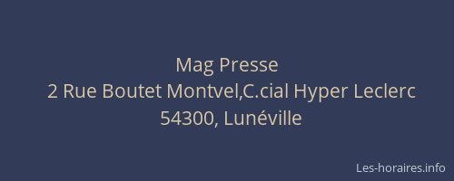 Mag Presse