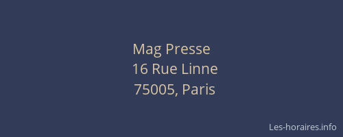 Mag Presse