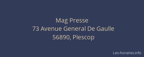 Mag Presse