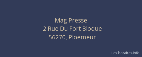 Mag Presse