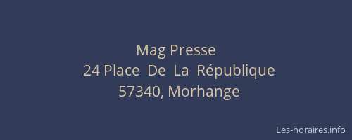 Mag Presse