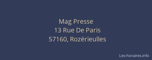 Mag Presse