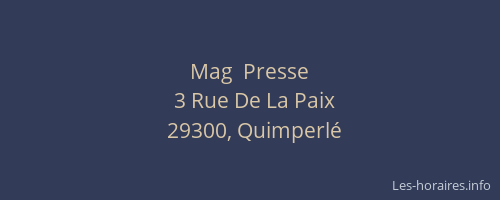 Mag  Presse