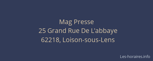 Mag Presse
