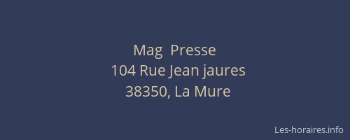 Mag  Presse