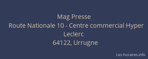 Mag Presse