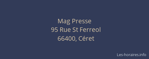 Mag Presse