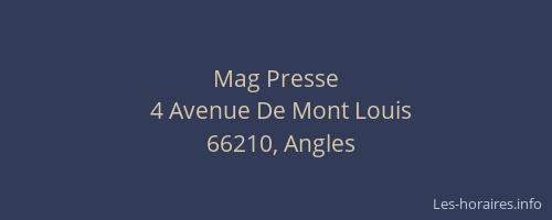 Mag Presse