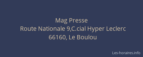 Mag Presse