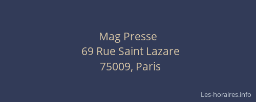 Mag Presse