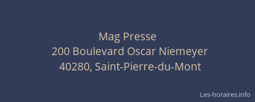 Mag Presse