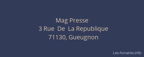 Mag Presse