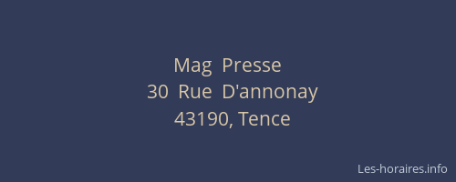 Mag  Presse