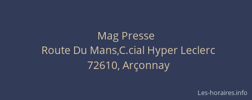 Mag Presse