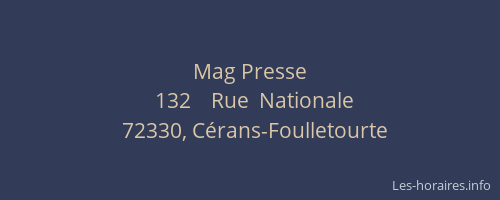 Mag Presse