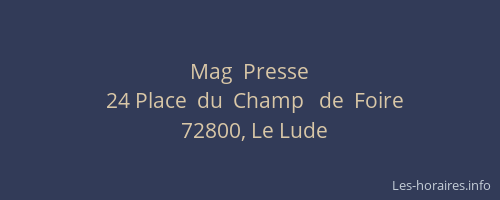 Mag  Presse