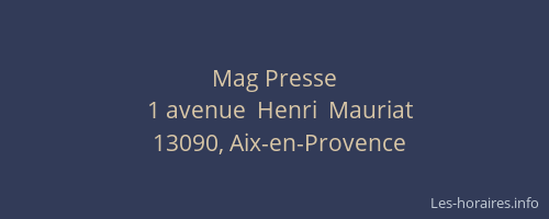 Mag Presse