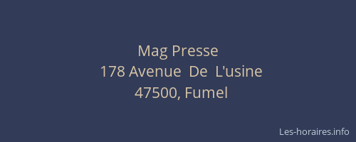 Mag Presse