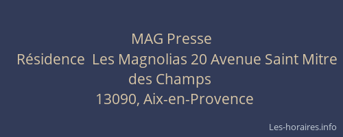 MAG Presse