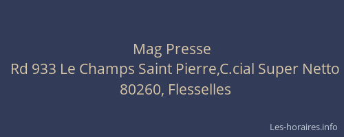 Mag Presse