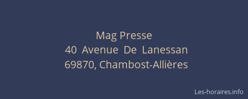 Mag Presse