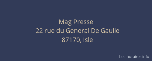 Mag Presse