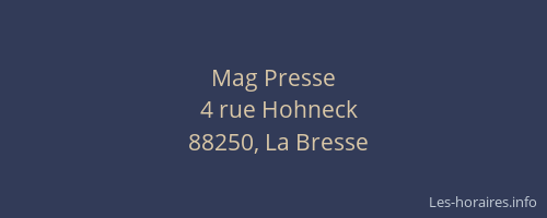 Mag Presse