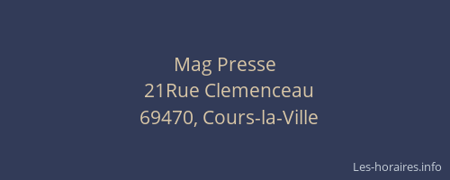 Mag Presse