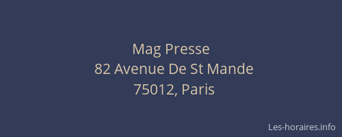 Mag Presse