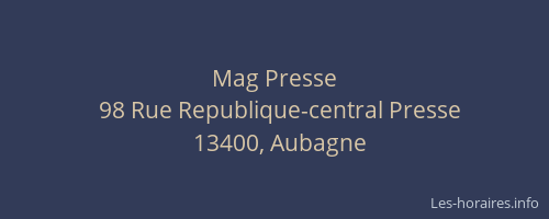 Mag Presse