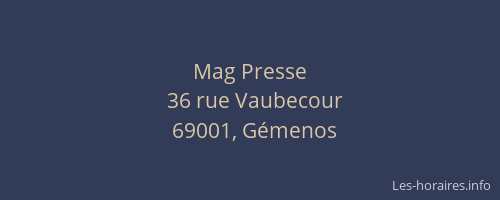 Mag Presse
