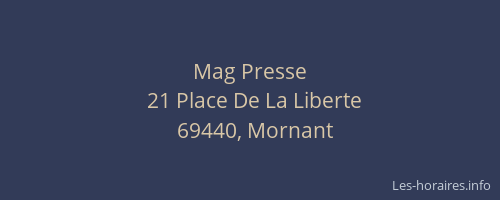 Mag Presse