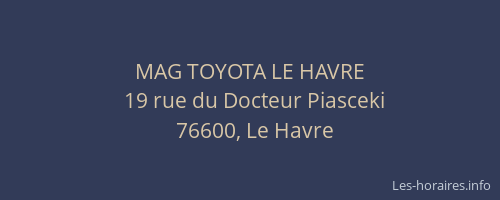 MAG TOYOTA LE HAVRE